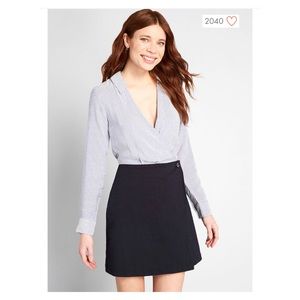 NWT ModCloth Au Contraire wrap Dress Sz 12